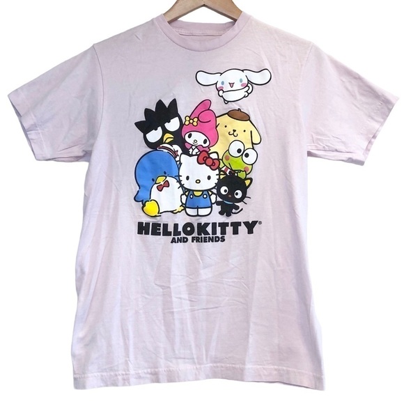 Hello Kitty Tops - Hello Kitty T-shirt, Pink, Medium